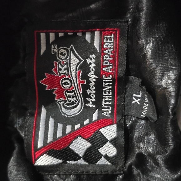 Choko Motorsports Authentic Apparel Snap On Tool Black & Red Men's Jacket XL - Picture 14 of 15